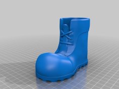 Scarpone Portapenne / Pen Holder Boot 3D Printer Model