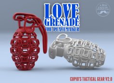 LOVE GRENADE V2.0 [Cupid’s Tactical Gear] 3D Printer Model