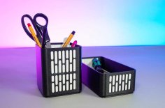 Death Star Utensil Holder Organizer 3D Printer Model