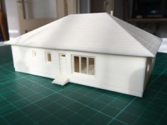 House For Model Railvway ( Suburban Series Typ2, 1:120 , TT ) 3D Printer Model