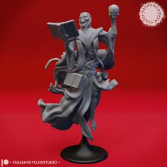 Lich – Tabletop Miniature 3D Printer Model