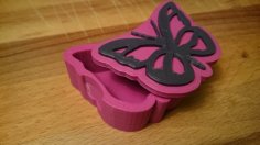 Butterfly Jewelry Box Schmetterling Schmuck Schatulle Box Kästchen 3D Printer Model