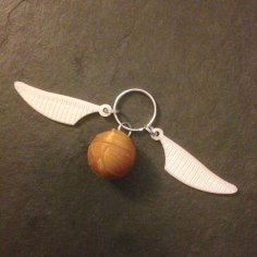 Golden Snitch Key Chain 3D Printer Model