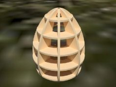 Laser Cut Easter Egg 3D