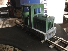 Diesel Loco For 16mm Scale Garden Railway 3D Printer Model