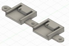 Einhell Dual Battery Holder 3D Printer Model