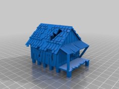 HO Scale Lemon Shack 3D Printer Model