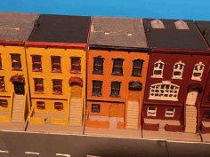 Urban Building 19 – Town House (z-scale) 3D Printer Model