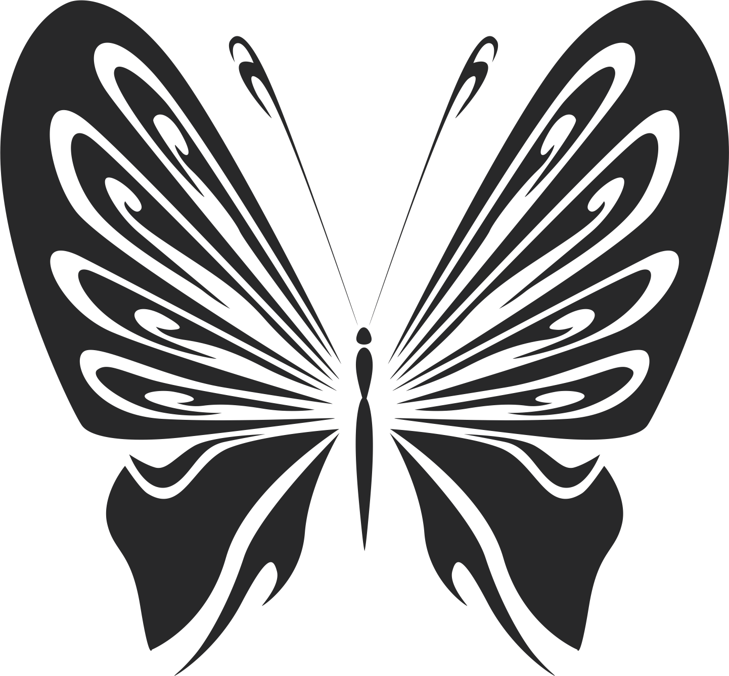Download Vintage Butterfly Stencils Free Vector cdr Download - 3axis.co