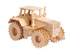 Tractor Vector model CNC router and laser cutting dxf File