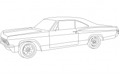 Impala 汽车 dxf 文件