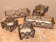 Laser Cut Wooden Gift Baskets