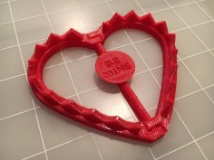 Heart-Shaped Love Trap 3D Printer Model