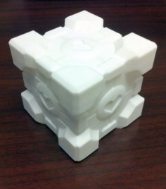 Extra Printable Companion Cube 3D Printer Model