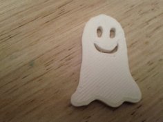 Halloween Ghost Fridge Magnet 3D Printer Model