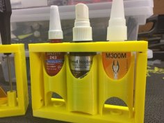 Flynn’s Tool Holder – Loctite And CA 3D Printer Model