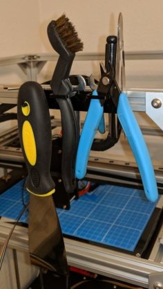 Tool Caddy For Mounting On Extrusion 3D Printer Model