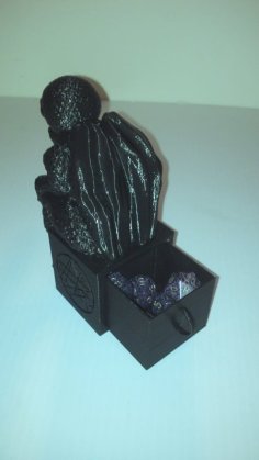 Cthulu Dice Box With Necronomicon Sigl 3D Printer Model