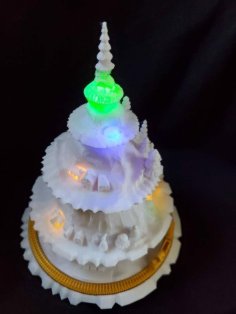 Gift For Free 2020 Christmas Tree Village 3D Printer Model