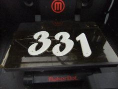 House / Mailbox Numbers 3D Printer Model