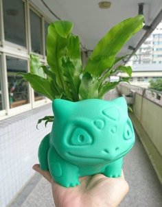 Bulbasaur Flower Pot 妙蛙花盆(3吋) 3D Printer Model