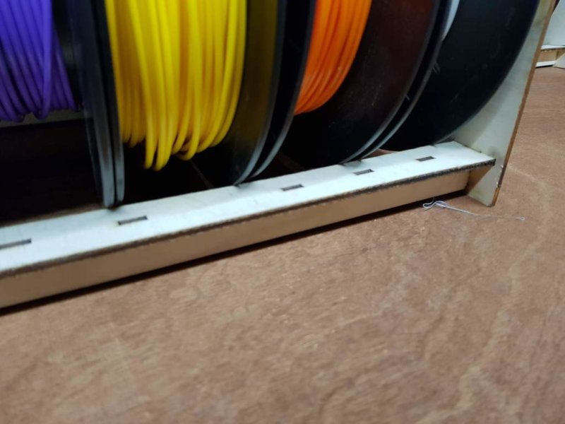 Laser Cut Filament Spool Storage System SVG File