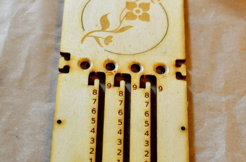 Laser Cut Addiator For Point Counting SVG File