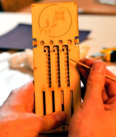 Laser Cut Addiator For Point Counting SVG File