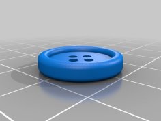 Pants Button 3D Printer Model