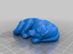 Sleeping Dog 3D Printer Model