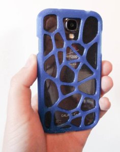 Galaxy S4 Web Pattern Case 3D Printer Model