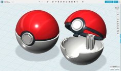 Poké Ball 3D Printer Model