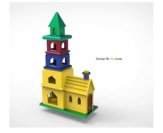 Building Castles Toy Decoration 3D Printer Model