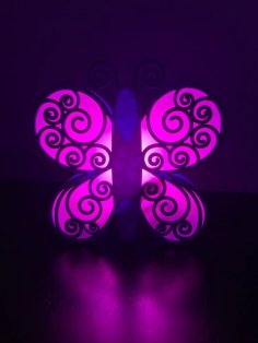 Butterfly Night Light 3D Printer Model