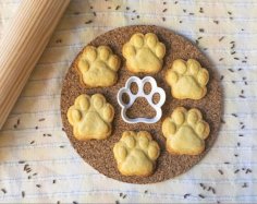 Paw Cookie Cutter 3D Printer Model