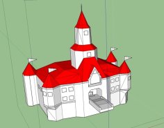 Princess Peach’s Castle 3D Printer Model