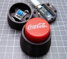 Bottle Cap Keyboard 3D Printer Model