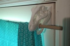 T-Rex Curtain Rod Holder 3D Printer Model