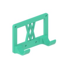 Wheel Cross Tool Holder 066 I For Screws Or Peg Board 3D Printer Model