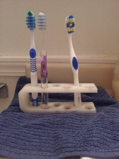 Simple Toothbrush Holder 3D Printer Model