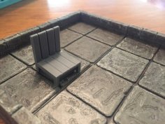 Playable Tabletop Tavern Chair 3D Printer Model