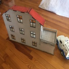 Laser Cut House for Playmobil Laser Cutting