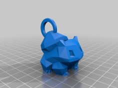 Bulbasaur Keychain 3D Printer Model