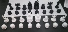 Simple Pokemon Chess Set 3D Printer Model