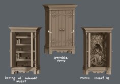 Cabinet Mimic 3D Printer Model