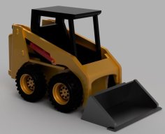 Cat 216 B Skid Steer H0 1:87 Scale 3D Printer Model