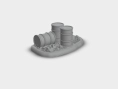 Wargaming Compatible – Terrain – Barrels – 28mm 3D Printer Model