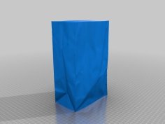 Paper Bag Vase 3D Printer Model