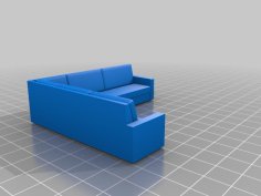 Dollhouse Couch 3D Printer Model