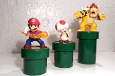 Amiibo Warp Pipe Riser 3D Printer Model